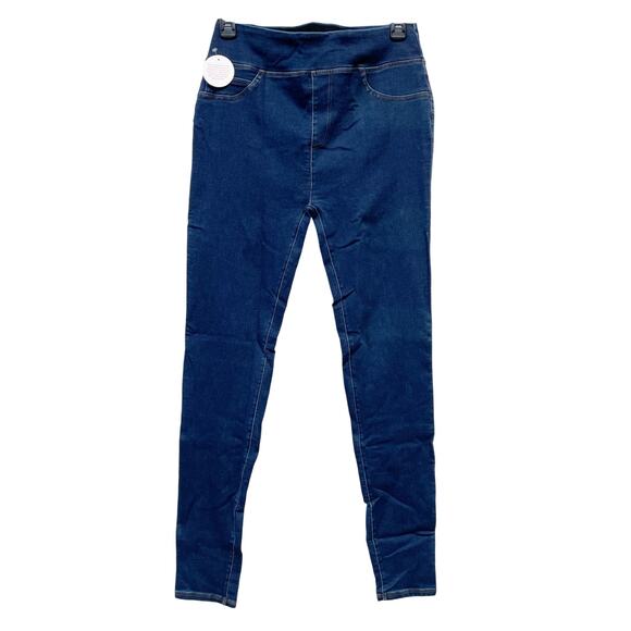 Assets by Spanx Womens Blue Washed Skinny Fit High Rise Denim Jeggings Size M - Picture 1 of 4
